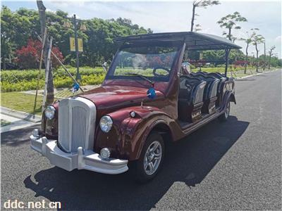  敞篷6座电动老爷车 楼盘看房电瓶老爷车